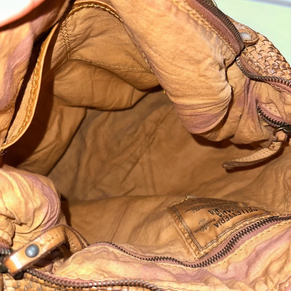 Woven Leather Purse - Picture 4 of 6